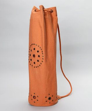 Chakra Rivet Yoga Mat Bag In Orange